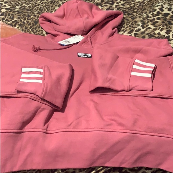 adidas Sweaters - Adidas crop top hoodie.